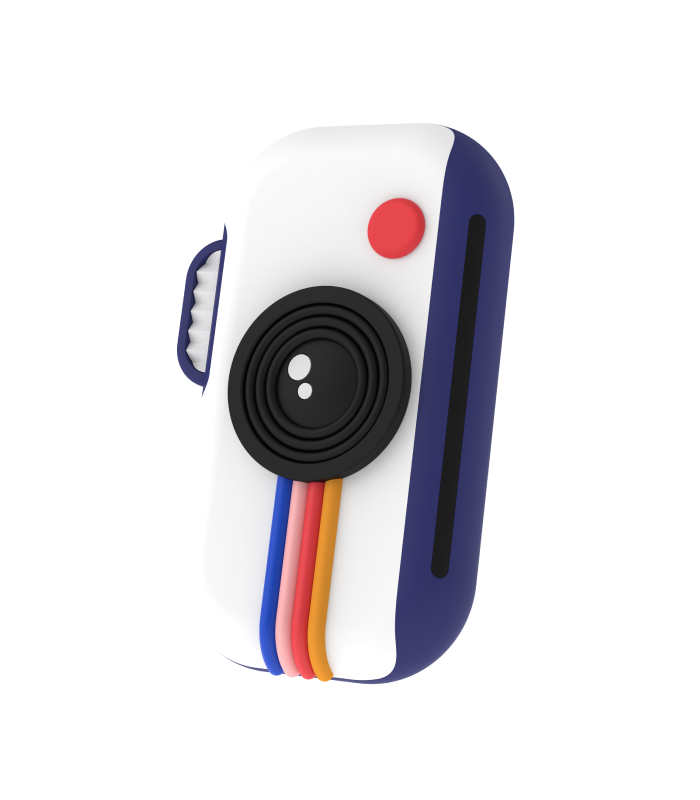 walkie appareil photo vu de côté