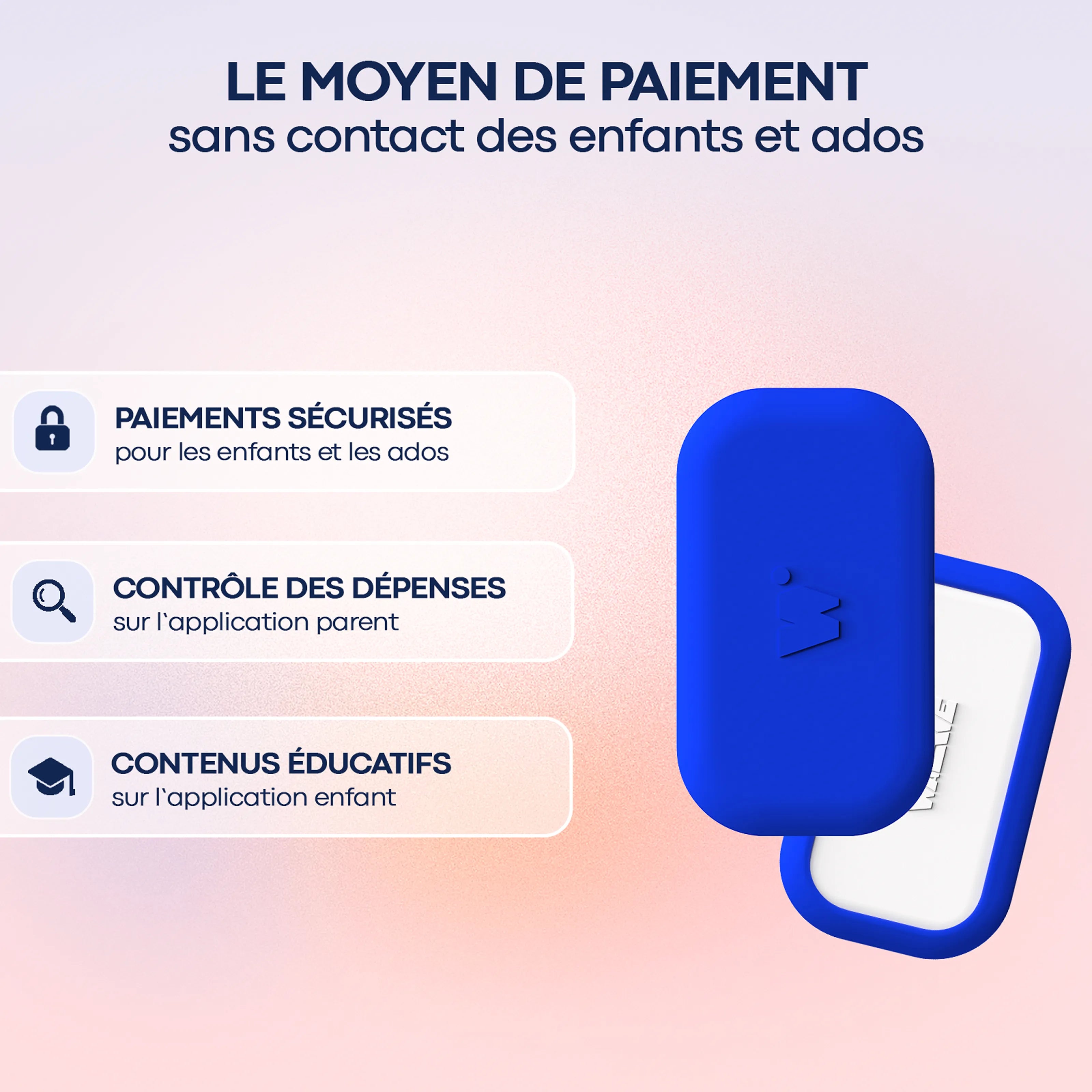Walkie Bleu électrique