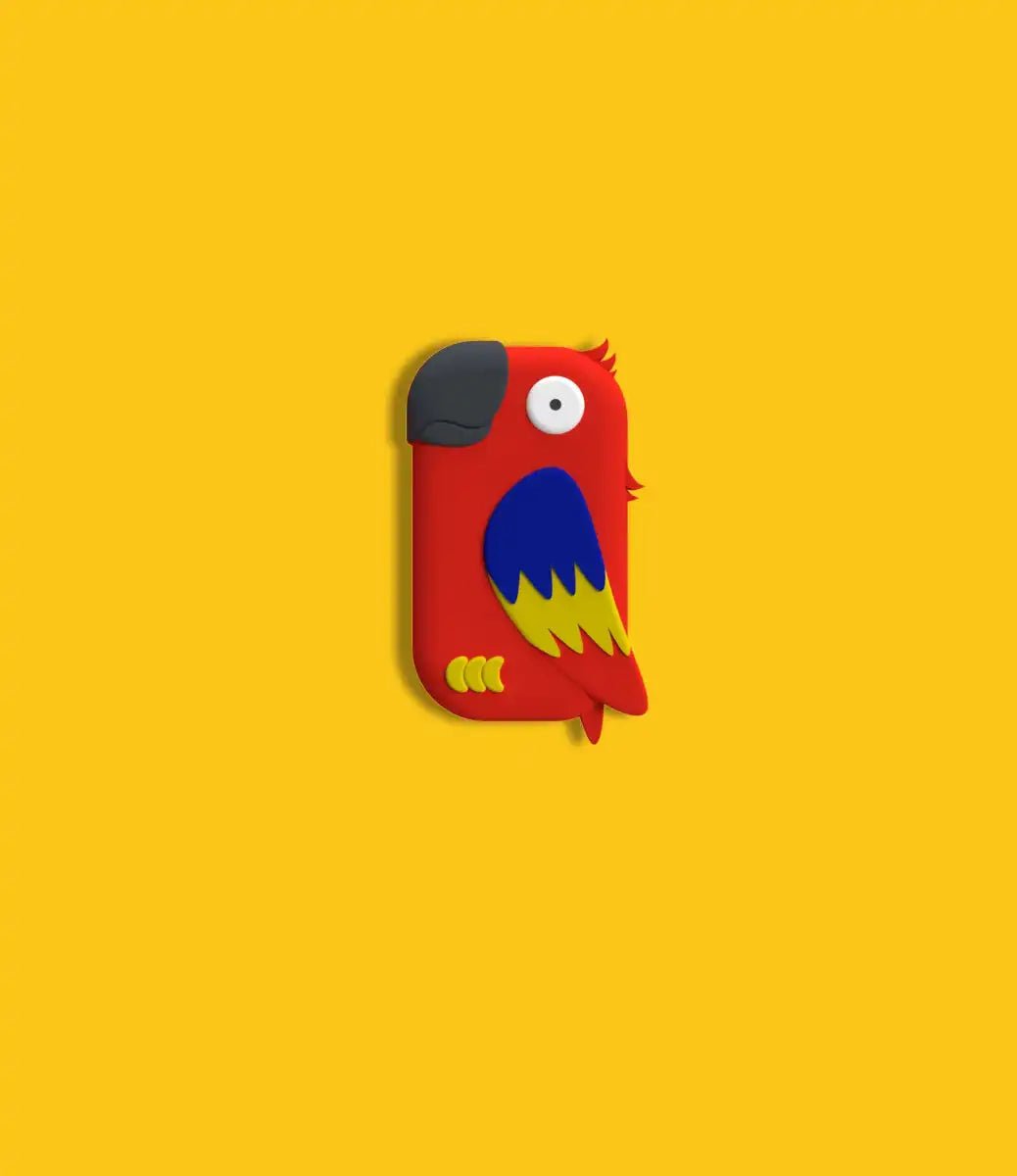 Walkie Perroquet Rouge - Money Walkie