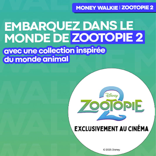 Une collection en partenariat avec le film Zootopie 2 pour aider les enfants et adolescents à se lancer dans leur propre aventure ! - Money Walkie