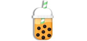 Coque Bubble Tea Mango - Money Walkie