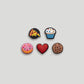 Pack Food Addict (5 charms) - Money Walkie