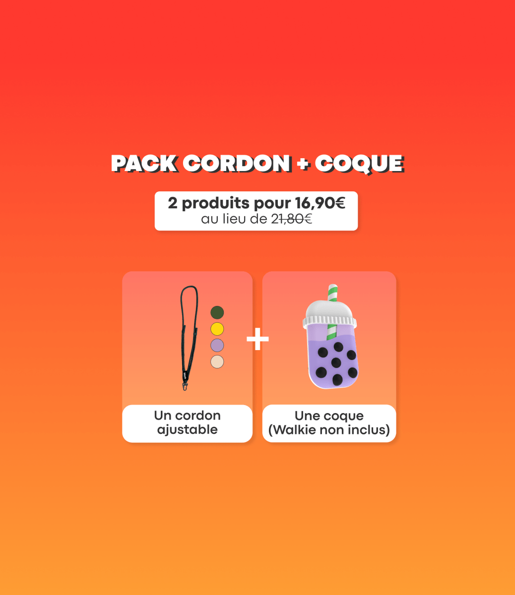 Petit pack cordon + coque - Money Walkie