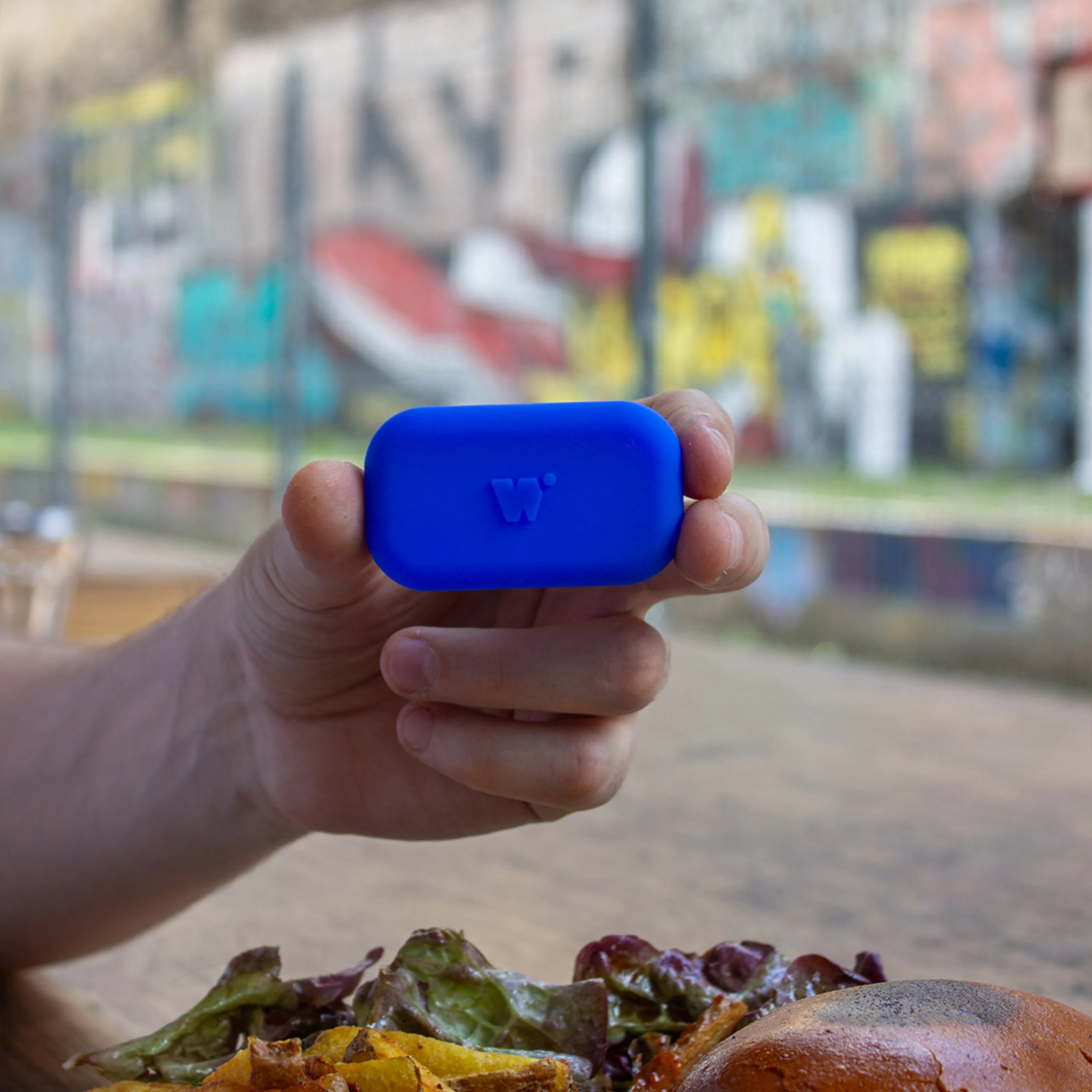 Walkie Bleu électrique