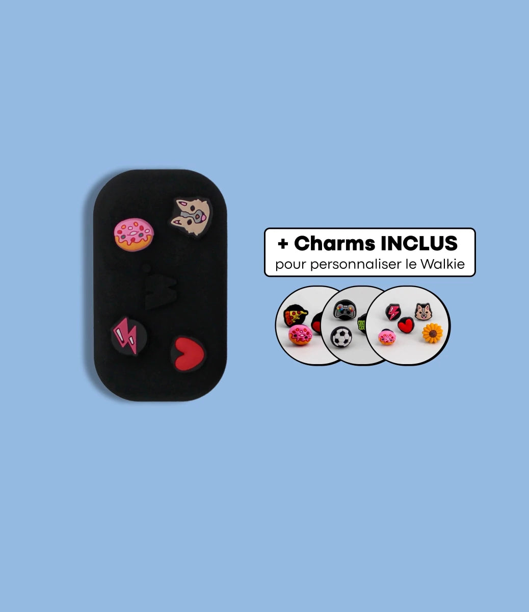 Walkie Charms Black - Money Walkie