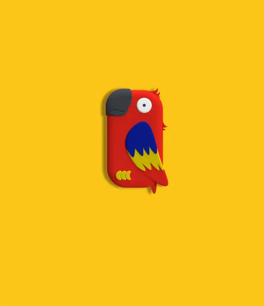 Walkie Perroquet Rouge - Money Walkie