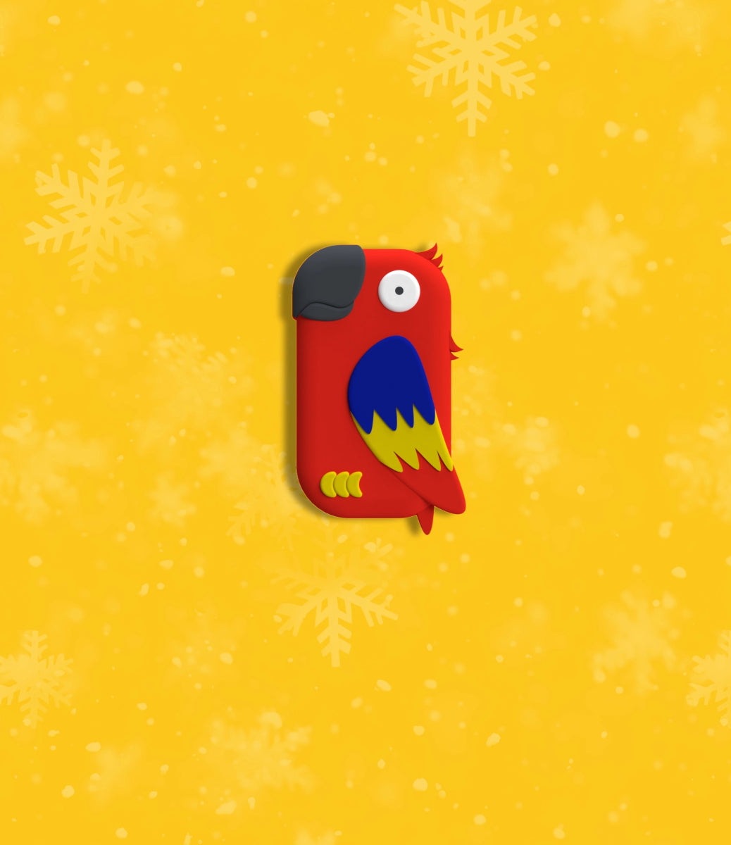 Walkie Perroquet Rouge - Money Walkie