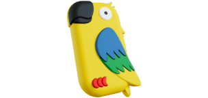 Coque Perroquet Jaune - Money Walkie