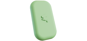 coque verte anis vue de côté