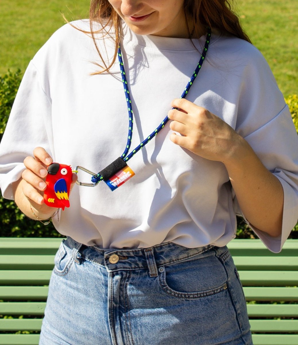 Walkie Perroquet Rouge Porte monnaie sans contact enfant ado Money Walkie